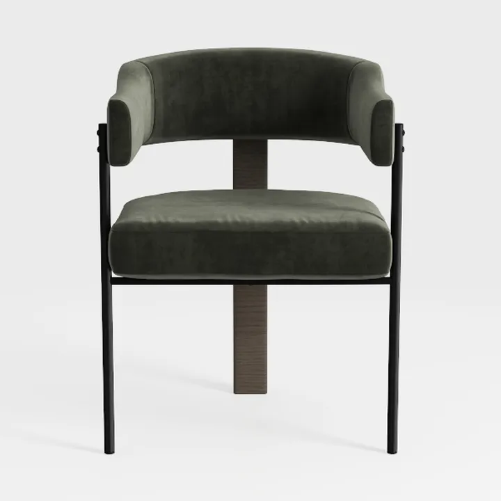 DUHOME Living Room Chair Armless Slipper Accent Ch