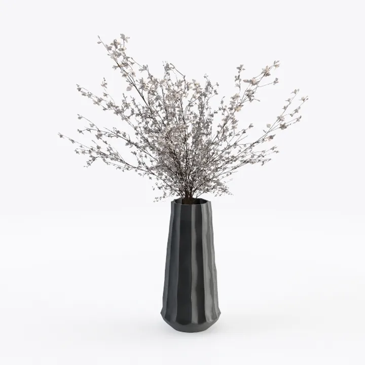 Large Ceramic Rustic Vase, 11 inch Minimalist