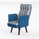 YEFU Adirondack Chair, Oversized Plastic Left 45 Degree View