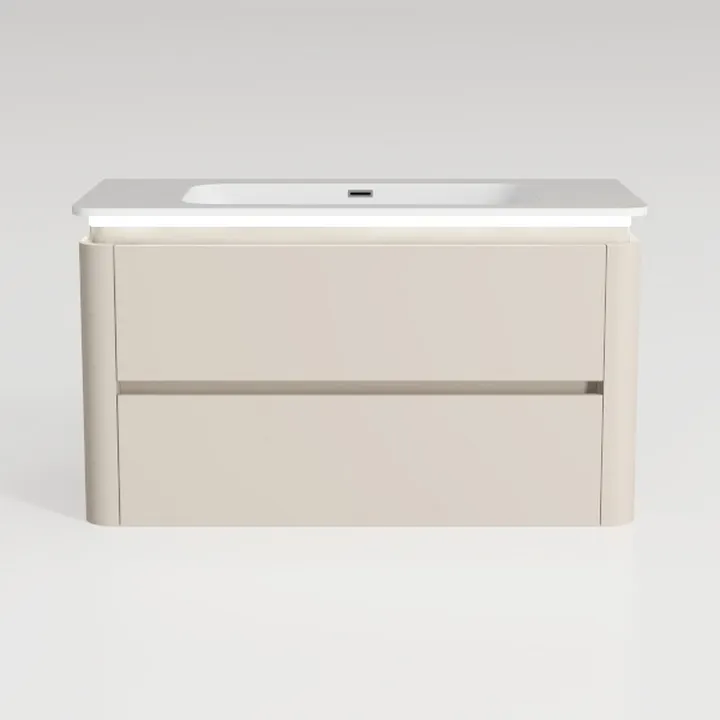 Nightstand End Table 2 Drawers Bedside Table Faux