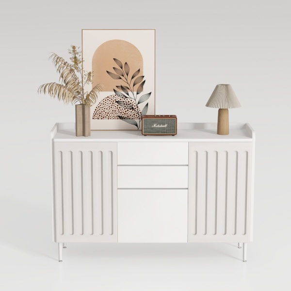 side cabinet -Creamy Home