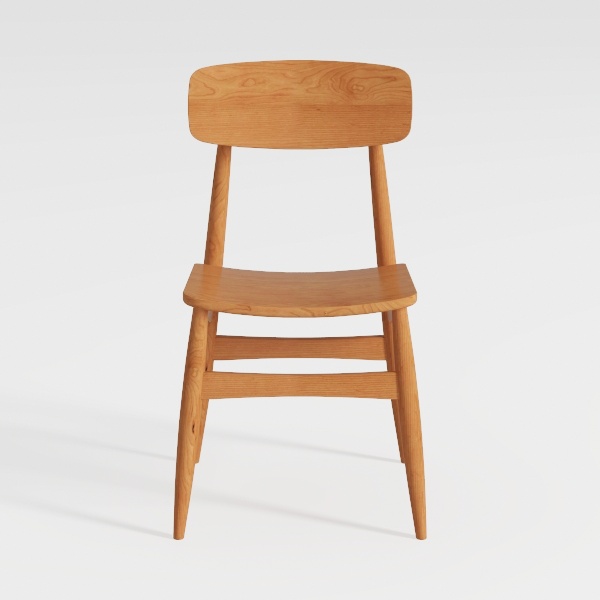 Modern Simple Home Dining Chair Solid Wood