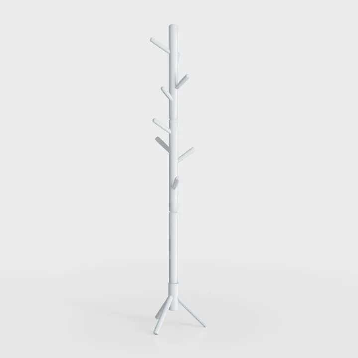 Pipishell Sturdy Wooden Coat Stand, 3 Adjustable