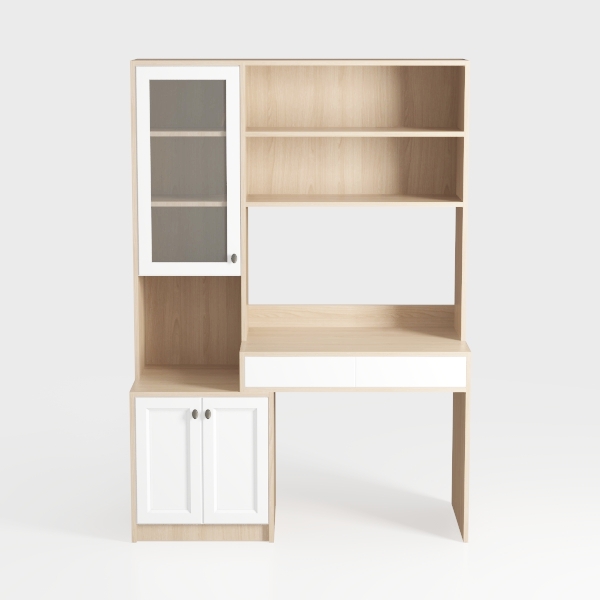 Bush Furniture Westbrook 60W Computer Desk with Hu