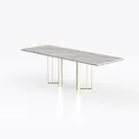 TAPIVA Desk Computer Desks Office Desk Marble Tabl Left 45 Degree View