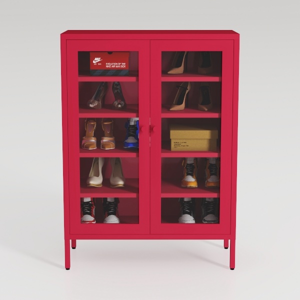 entrance cabinet-Viva Magenta