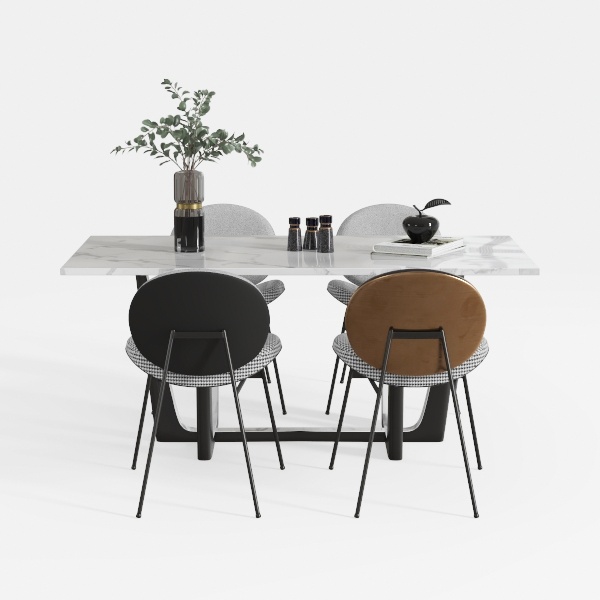 70.87 in. Modern Rectangular White Sintered Stone 