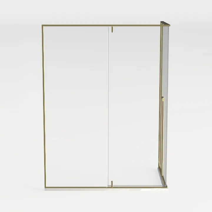 Frameless Shower Door, 56"-60" W x 75" H Glass