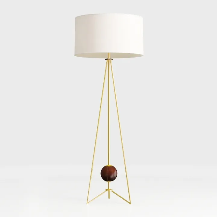 Lightdot Glod Tripod Floor Lamp, Modern Floor
