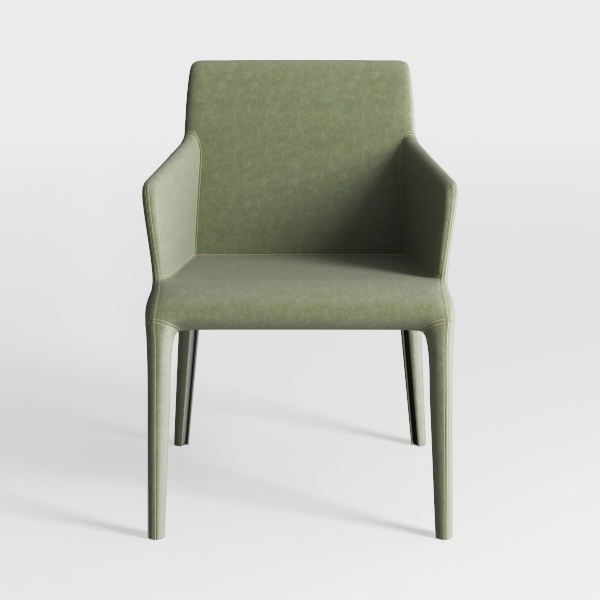 Wahson Green Upholstered Dining Chairs Set of 6