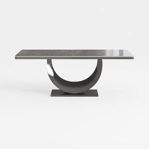 70.87 in. White Sintered Stone Tabletop Bottom C G