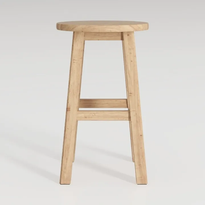 Hillsdale Moreno Wood Backless Bar Height Stool