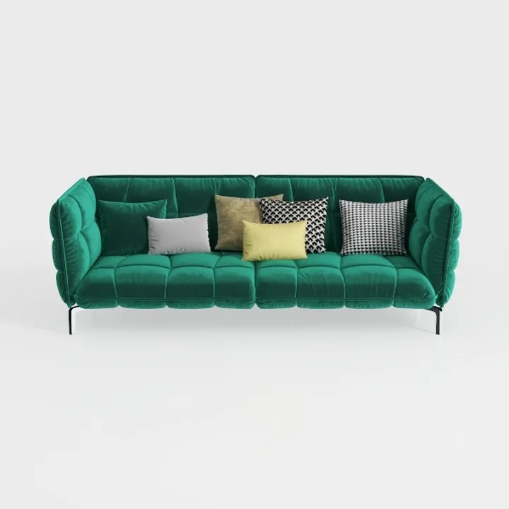 SZLIZCCC 63" Accent Sofa, Mid Century Modern Velve