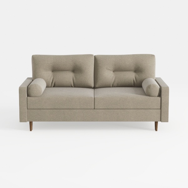 48&quot; Small Loveseat Sofa, Mid Century Modern Love 