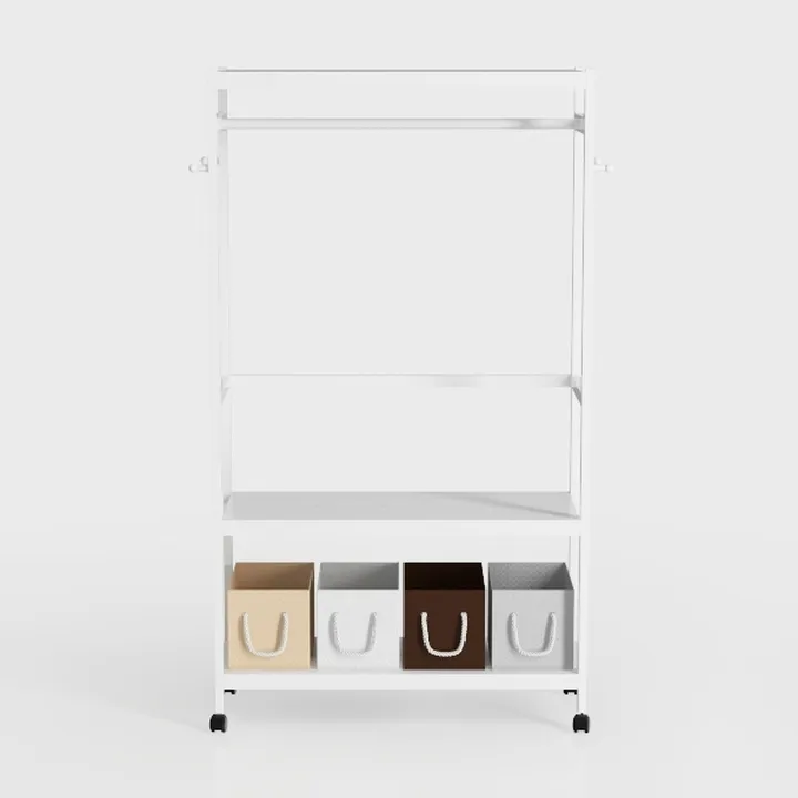 Patiorama Shoe Cabinet w/2 Flip Drawers & Side