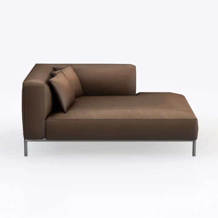 Valletta Italian Nappa Leather L-Shaped Sectional 