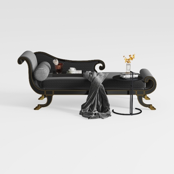 58 in. Square Arm Velvet Rectangle Sofa with Nailh