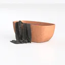 CBT-DW-72-MA Copper Bath Tub Double Wall, Matte Left 45 Degree View