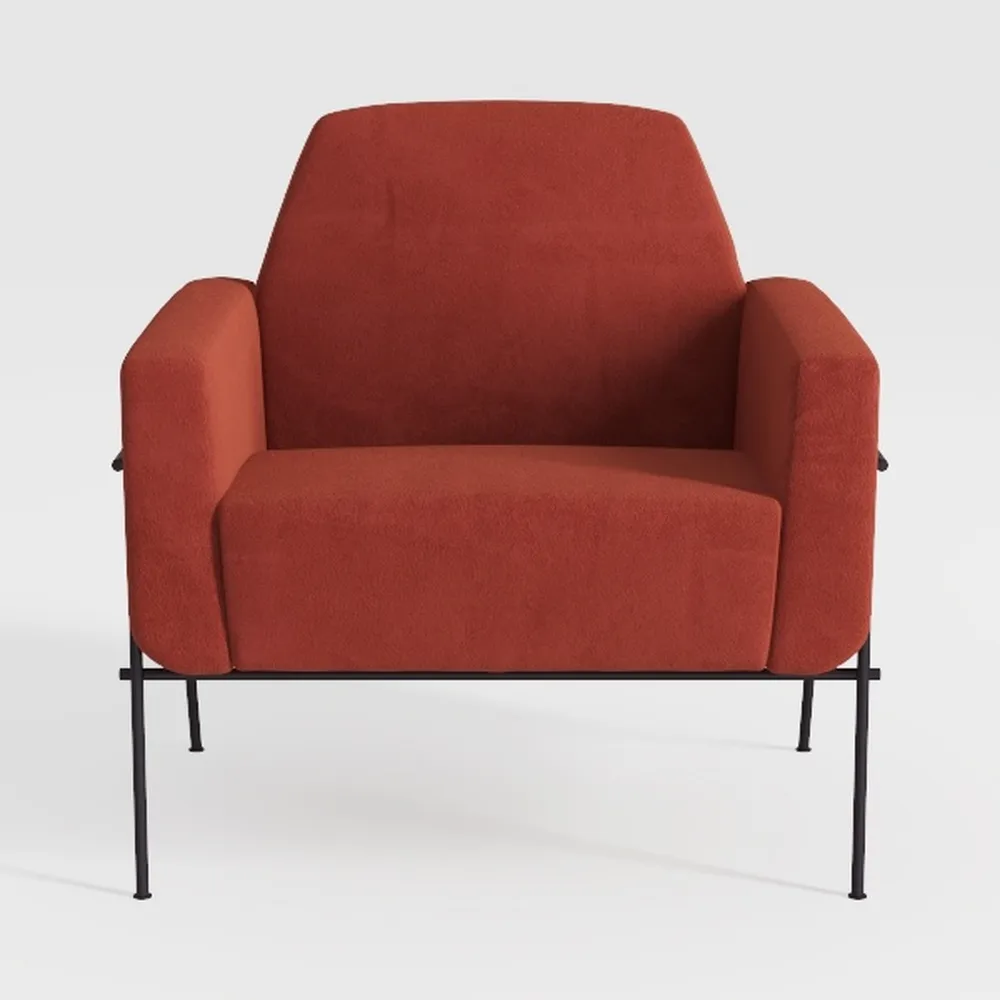 CDCASA Accent Chair, Chenille Fabric Oversized