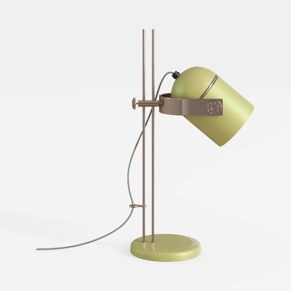 GLITI Industrial Table Lamp Desk Lamp, Stepless