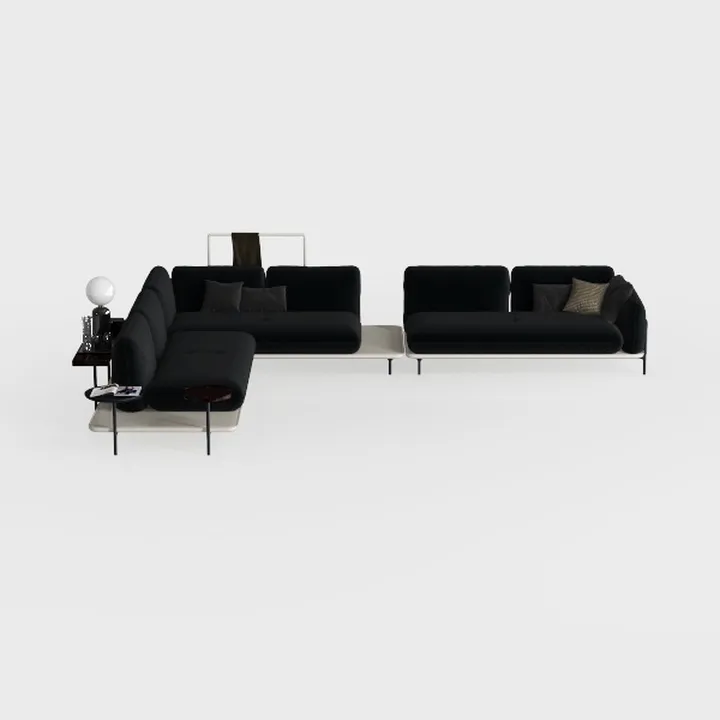 TUFT & FINCH Mid-Century Modern Style Premium L Sh