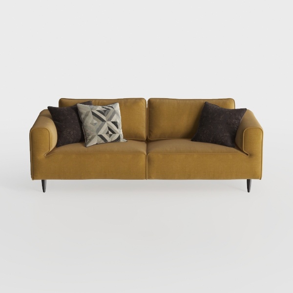 INSTORY Velvet Sofa Modern Couch Tufted Loveseat w