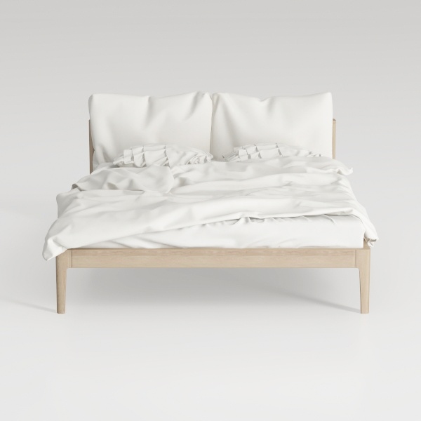 Baxton Studio Eilert Modern Cream Boucle and Oak B