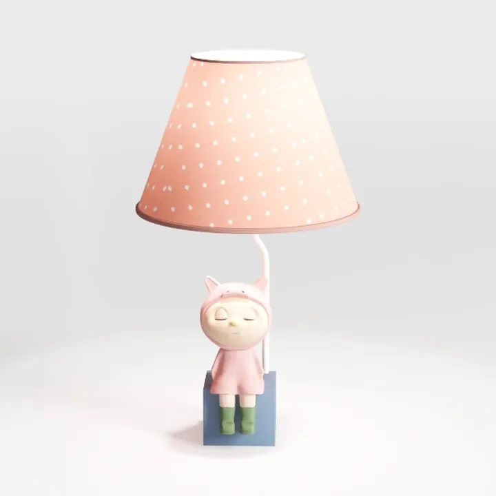 Touch Bedside Table Lamp - Pink Small Lamp for Bed