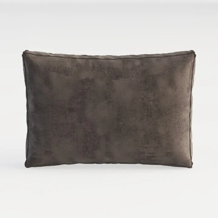 Minimalist Velvet Lumbar Throw Pillow 3D Model