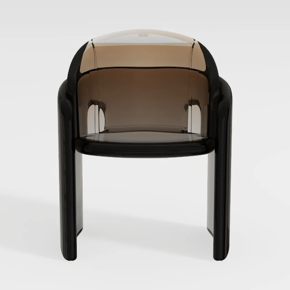 Kartell Venice Mat, Sedia, Nero mat, set da 2