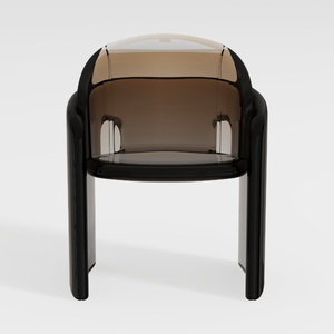 Kartell Venice Mat, Sedia, Nero mat, set da 2