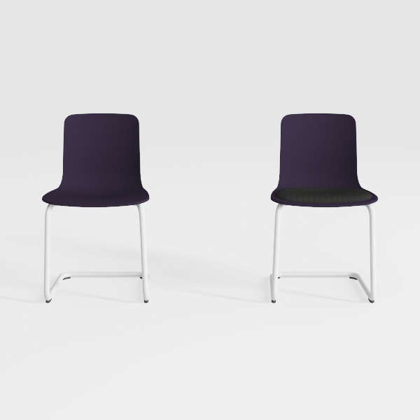 Fuji Contemporary Stackable Dining Chairs in Blue