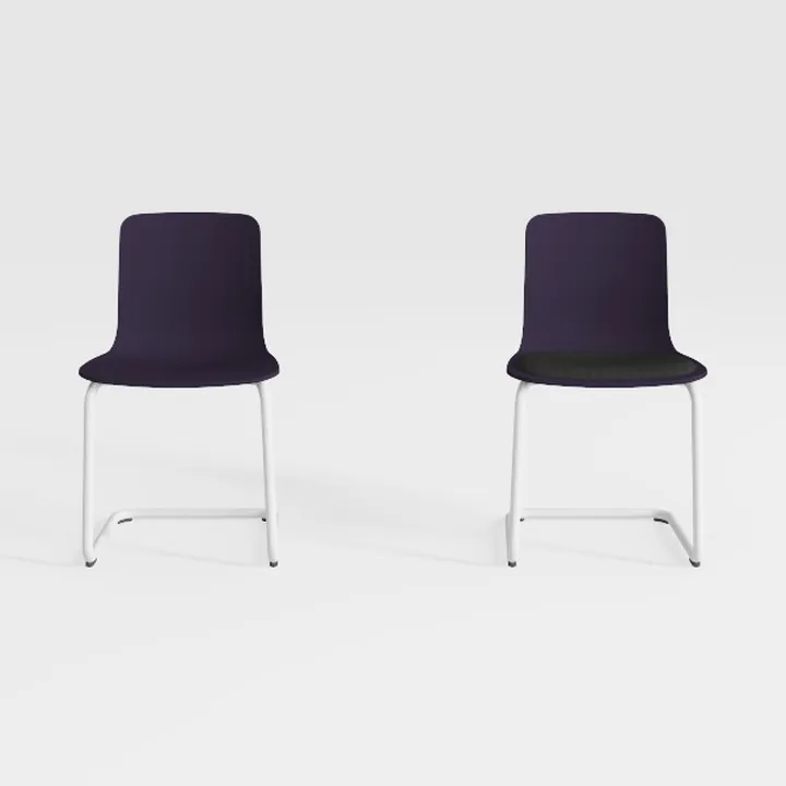 Fuji Contemporary Stackable Dining Chairs in Blue