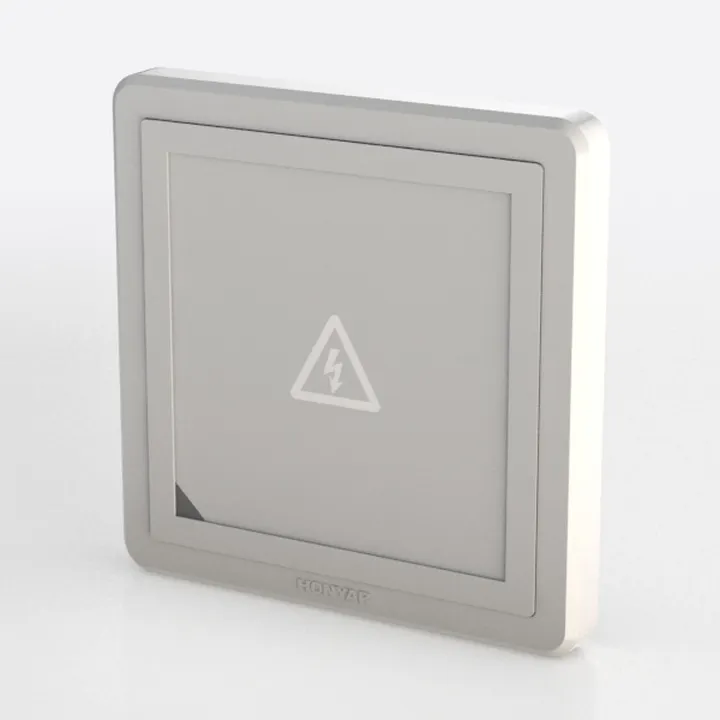 Minimalist White Plastic Electrical Wall Switch Panel 3D Model