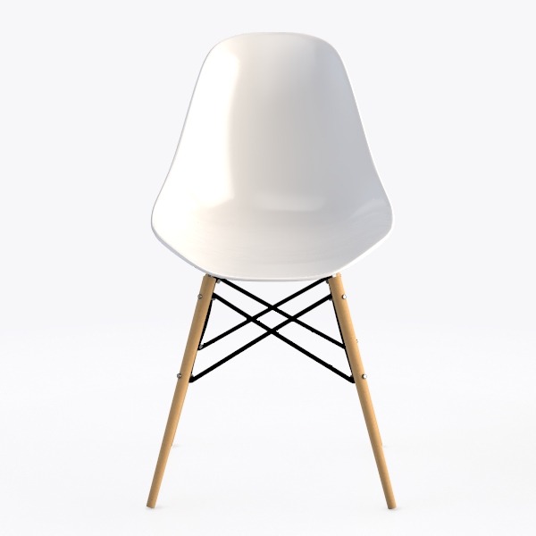 CangLong Modern Mid-Century Shell Lounge Plastic