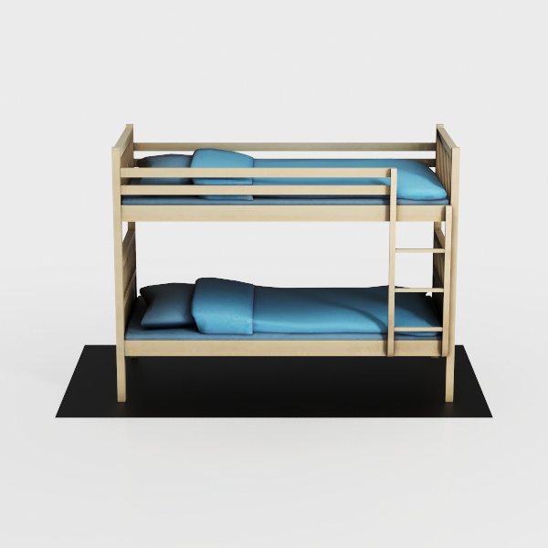 Better Home Products Twin Over Twin Metal Bunk Bed