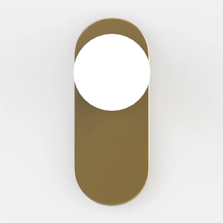 13.8 in Brass Alabaster Wall Sconces, Natural