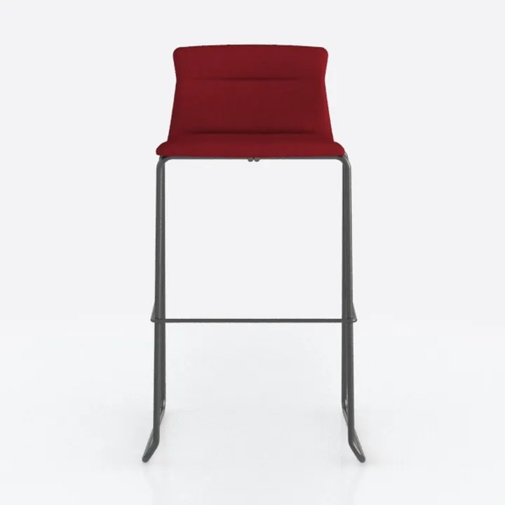 Livorno 29.9 in. Open Back Red and Bronze Wood Fra