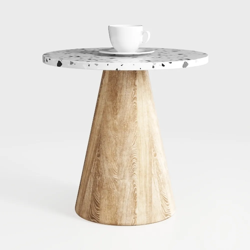 47" Round Dining Table, Mid Century Modern Round