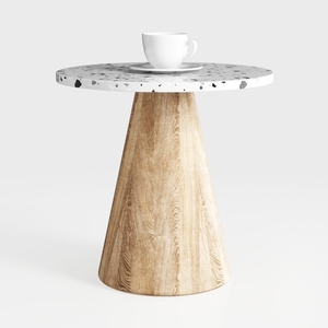 47" Round Dining Table, Mid Century Modern Round