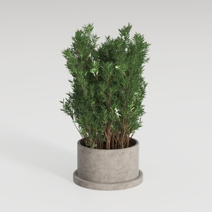 Vintiquewise Water Hyacinth Round Floor Planter 
