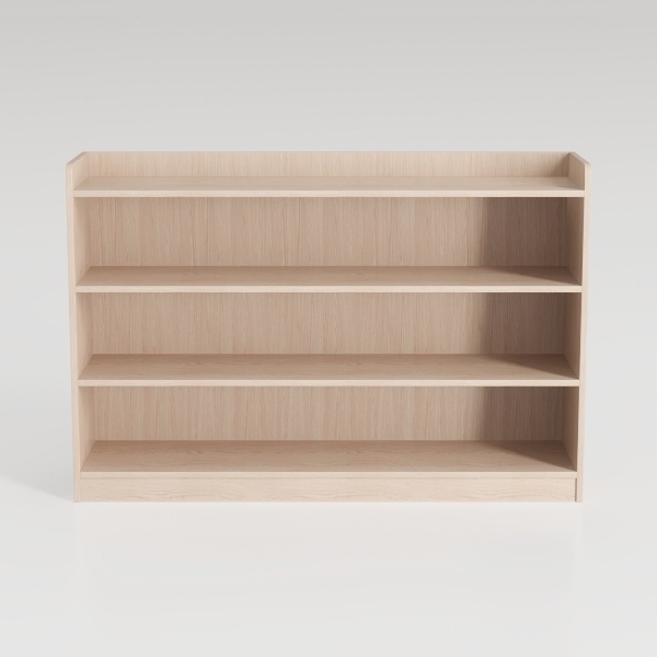 3-Shelf Adjustable Bookshelf, 36" H, Bookcase,