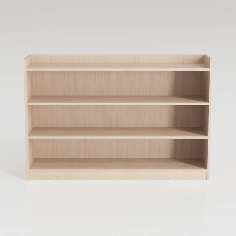 3-Shelf Adjustable Bookshelf, 36" H, Bookcase,