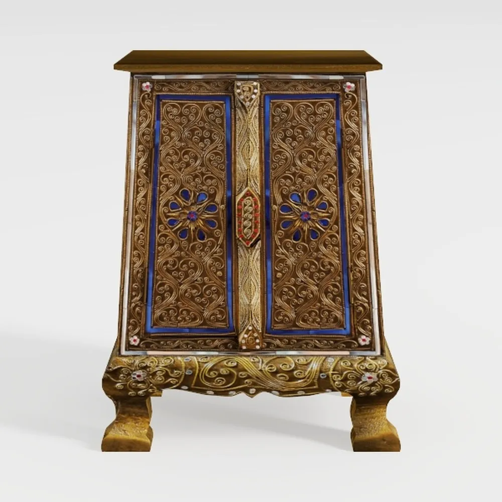 PHI VILLA Accent Cabinet with Doors - Credenza