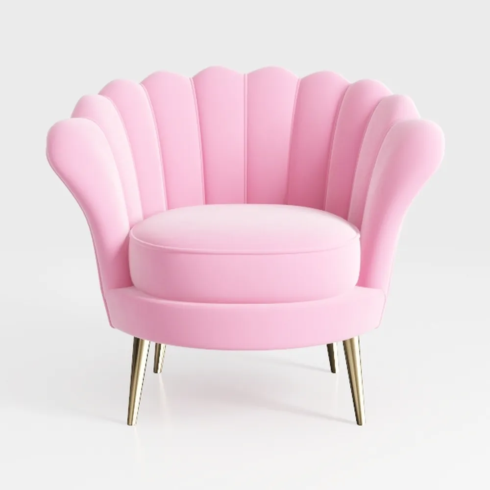 50’’ Velvet Modern Armless Loveseat Sofa, Upholste