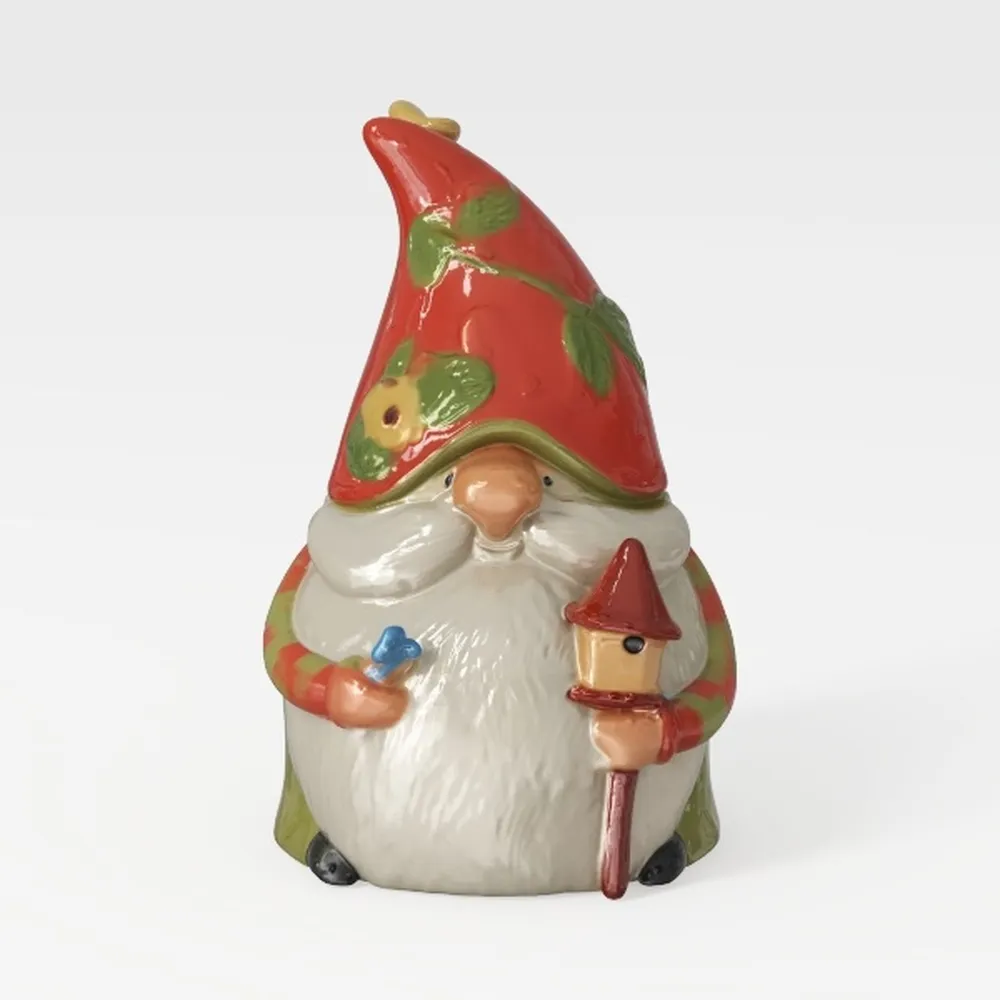 Garden Gnomes 50 oz. 3-D Cookie Jar_ai generated