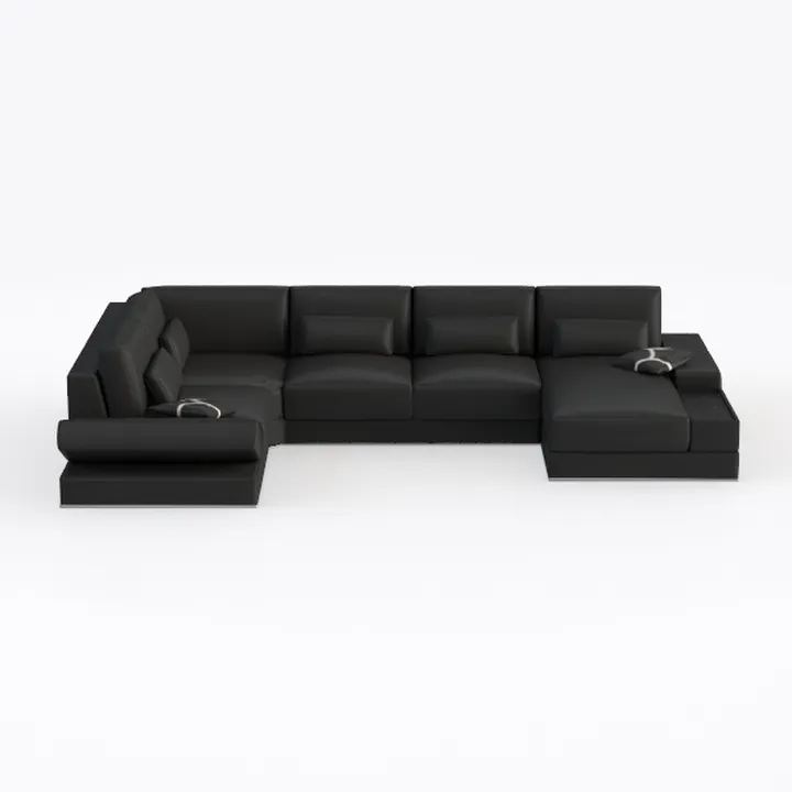 THSUPER 127'' Microfiber Oversized U-Shaped Sectio