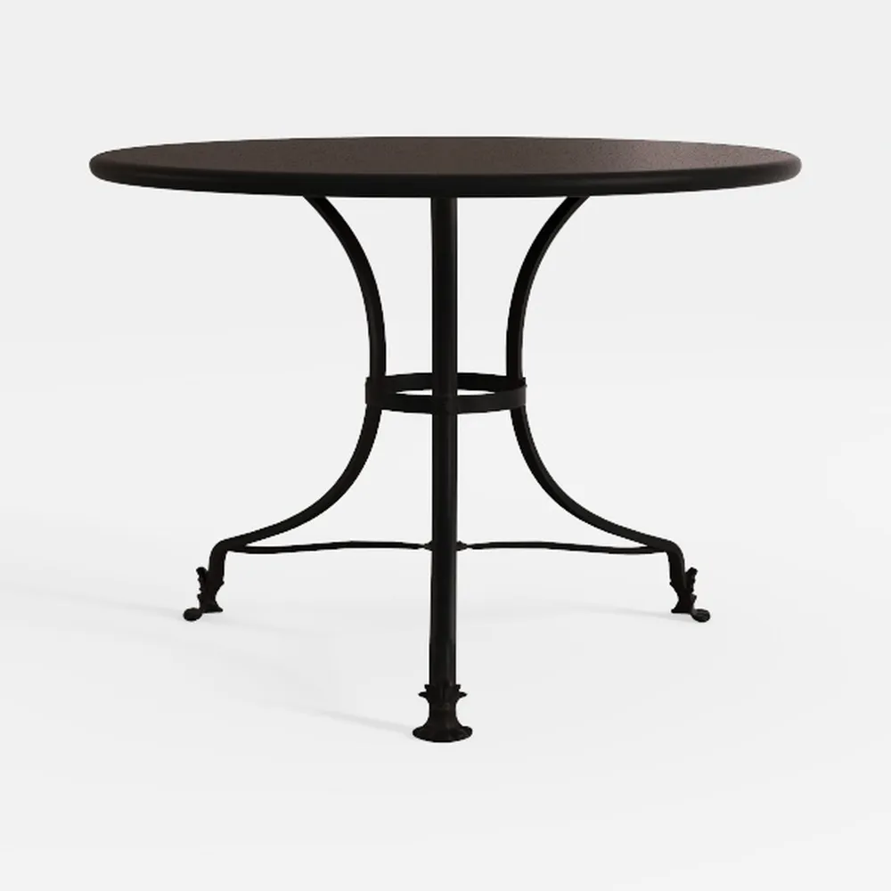 Round Dining Table for 4-6, 47 inch Wood Dining