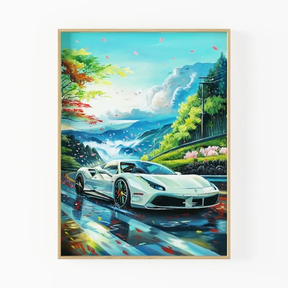 LAIART Modern floral wall art bathroom wall decor