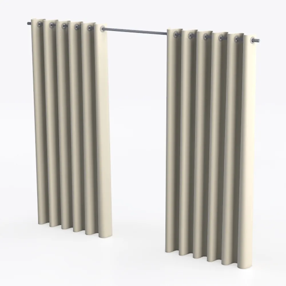 KangBang Linen Blackout Curtains 84 Inches Long, 